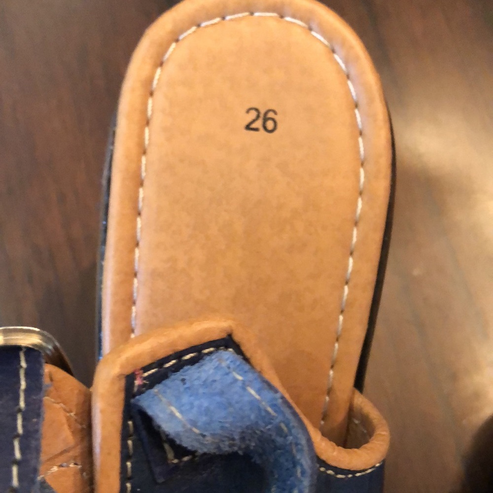 🇲🇽Milart Hurache handmade Mexican leather, embroidered, platform heeled sandal - Picture 8 of 11